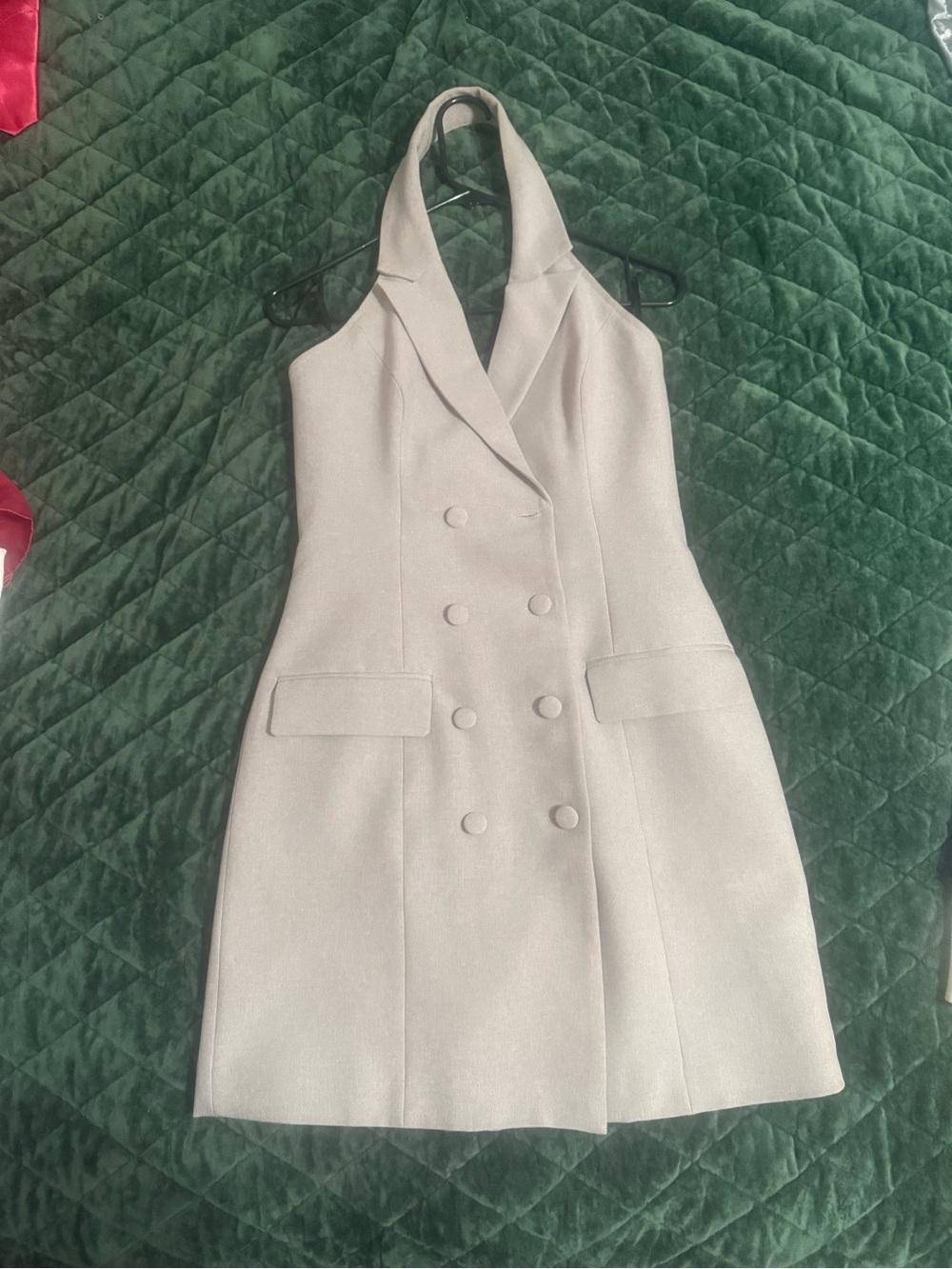 Halter Blazer Dress